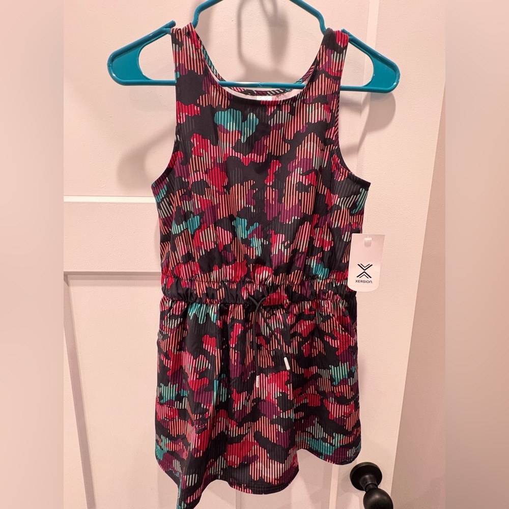 Xersion Kids Casual Dress - Black, Red, Green